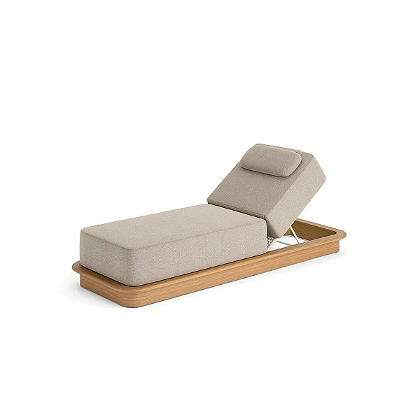 Acri Teak - 01-008009 - sun lounger - teak, rope linnen, cushion lopi sand - ST3D_medium.webp