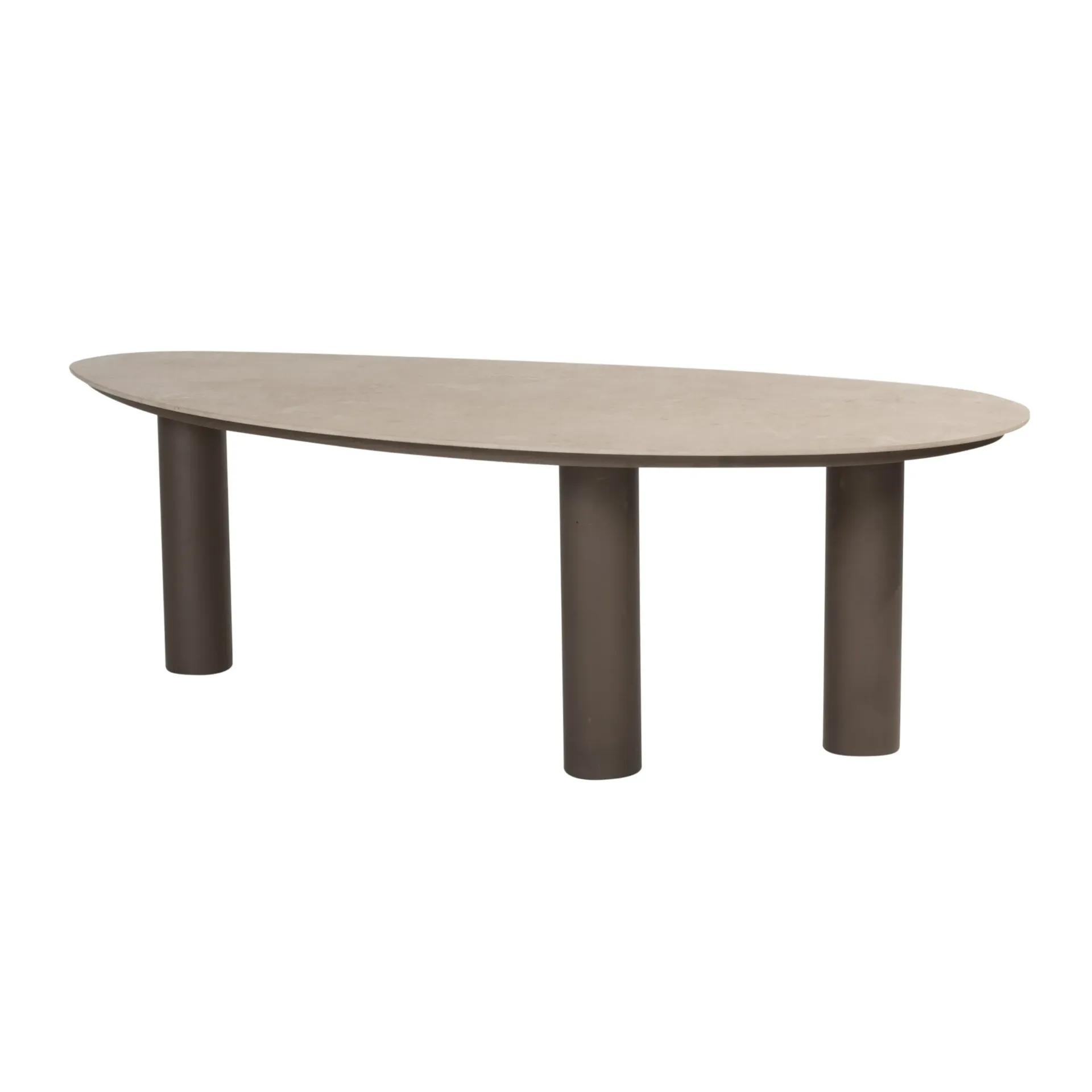[KIT-ARI-DT-PBL] Arizona Tafel Pebble 240x130cm - Ceramic Sabbia Panna | 4SO